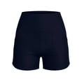 thumbnail image 7 of TEAJOPSUU Athletic Shorts for Women with Pockets Stretchy High Waisted Yoga Shorts Tummy Control for Workout Running Dark Blue, 7 of 7