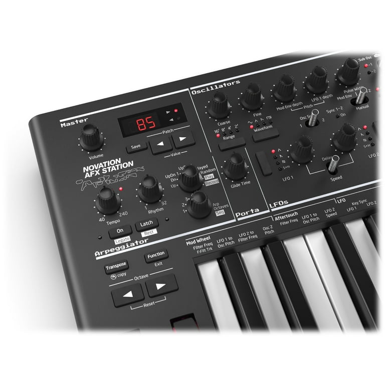 Novation AFX Station 25-Key Monosynth MIDI USB Keyboard