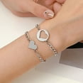 thumbnail image 6 of YIEMEEN Sun Moon Love Bracelets Relationship Bracelets for Friends Mother Daughter Gift, 6 of 20
