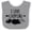 Heather and White, variant on Inktastic I Love Camping- Tent and Trees Boys or Girls Baby Bib