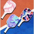 thumbnail image 2 of Paddle de Pickleball en Fibre de Carbone Thermoformé T700 Surface Texturée avec Bord en Mousse Prise Ergonomique, 2 of 4