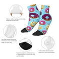 thumbnail image 5 of Pofeuu Donuts Print 30cm Socks, Adult Running Hiking Socks for Youth and Adult, 5 of 7