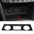 thumbnail image 2 of Interior Seat Adjustment Button Cover Trims for Hyundai Encino Kauai Kona17-20 SUV(Carbon Fiber, 2 of 3