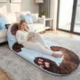 thumbnail image 3 of Adult Soft Sleeping Bag – Plush Cat Envelope Sleeping Bag for Camping, Sleepovers & Home Lounging, Washable Warm Blanket 68.9x31.5 (cat D), 3 of 7
