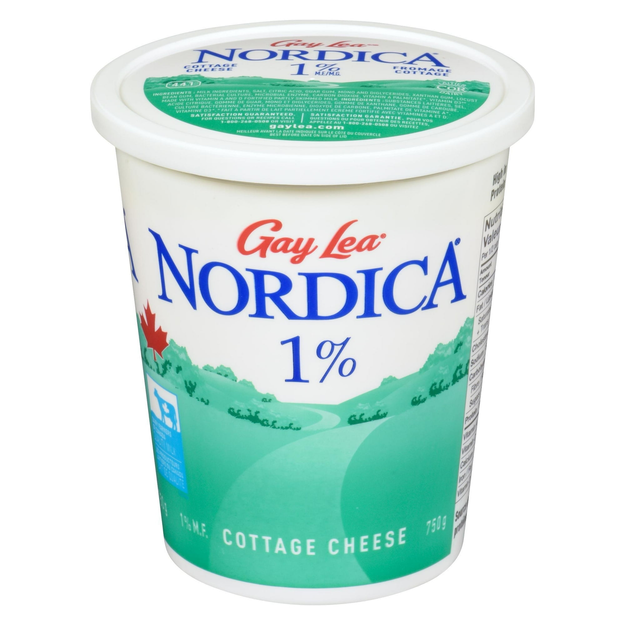 Nordica 1% Cottage Cheese, 750 g