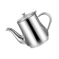 thumbnail image 1 of Large Capacity Oil Storage Can Stainless Steel Grease Filter Pot for Home Restaurant, for Home Cooking Oil Container with Filter for Restaurant Us（1000ml）, 1 of 5