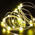thumbnail image 3 of Cadena de luces LED de 3 modos, luces de hadas de 1/2/3 m, cable de cobre, funciona con pilas, para decoración de bodas, fiestas de Navidad y vacaciones con pilas, 3 of 5