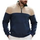 thumbnail image 2 of pstuiky Camisas de manga larga abrigadas para hombre, Sudadera con capucha informal de manga larga con cuello alto y bolsillo y media cremallera para hombre Tops casuales para hombres m, 2 of 9