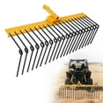 thumbnail image 1 of Yiwa Durable 60" Pine Straw Rake, Steel Spring Tines, 2" Receiver Hitch Compatible, for Lawn Tractors, ATV/UTV**, 1 of 9