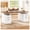 White+Brown, variant on 55" Electric Standing Desk with 6 Drawers, Height Adjustable Computer Desk for Home Office