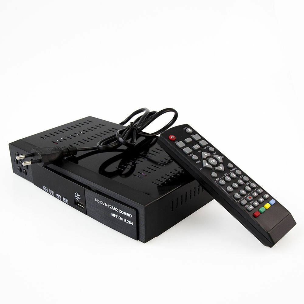 Smart Digital Satellite TV Receiver DVBT2+DVBS2 FTA 1080P Decoder