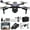 Black, variant on Black Black 4.9 Inch Screen Remote Brushless Drone 1080P Dual Camera 360° Obstacle Avoidance Quadcopter