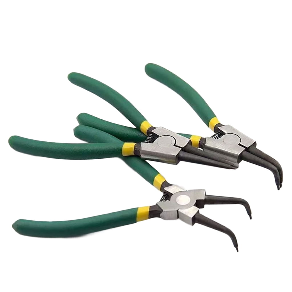 Snap Rings Pliers Kit 4Pcs Design Tool Steel Construction Storage Box Included