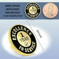thumbnail image 4 of PinMart Gold Plated Excellence in Service Year Employee Recognition Pins, 4 of 4