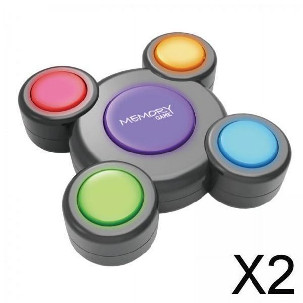 Juego de memoria electrónico de 2 a 4 paquetes que repite el juguete de memorización de colores para niños 2 piezas