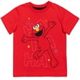 thumbnail image 3 of Sesame Street Elmo Infant Baby Boys T-Shirt and Mesh Shorts Outfit Set Infant to Toddler, 3 of 5