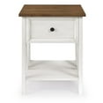 thumbnail image 4 of Pemberly Row 19" 1 Drawer Wood Side Table in Reclaimed Barnwood/ White Wash, 4 of 5