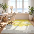 thumbnail image 3 of Design&I 8'x10' Washable Area Rug Abstract Modern Cloud With Minimalist Interlocking Brushstroke Accents for Dining Room, Large Office, Lounge, Snag-Free, 3 of 7