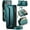 Blue Green, variant on Leather Case for iPhone Air Case, Crossbody Wallet Phone Case for iPhone Air with RFID Blocking Kickstand, Anti-Drop Wireless Charging Card Slots, PU Leather Shoulder Bag Clutch Adjustable Strap