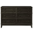 thumbnail image 6 of Canddidliike Rustic Dresser Solid Wood Dresser with 6 Drawers Cabinet, Coffee, 6 of 7