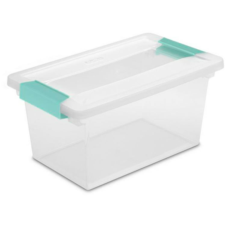 MFDSJ 6 Pcs Mini Plastic Storage Containers Box with Lid, 4.5x3.4