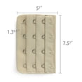 thumbnail image 3 of EXTENSOR DE BANDA DE SUJETADOR INSPIRE CHIC Mujeres 4 x 3 Ganchos 10 Pcs Beige Cómodo Práctico, 3 of 5