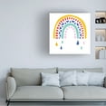 thumbnail image 3 of Victoria Barnes 'Patterned Rainbow II' Canvas Art, 3 of 3