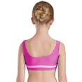 thumbnail image 3 of YUUMIN Kids Girls Sports Training Bra Workout Yoga Vest Crop Tank Tops Activewear Dance Ballet Top Hot Pink 10, 3 of 6
