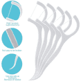 thumbnail image 3 of Fil Dentaire - 50 Unités Cure-Dents en Fil Dentaire Support de Fil Dentaire, 3 of 5