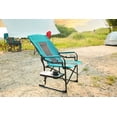thumbnail image 2 of Camping Directors Chair with Side Table,Oversized Portable Folding Chair , Heavy Duty Lawn Chair with Pocket for Camping Fishing,Trip,Concert Outdoor Foldable Camp Chairs,Lawn Blue, 2 of 7