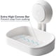 thumbnail image 4 of Suction Cup Soap HolderPowerful Vacuum Suction Cup Soap Holder,Powerful Sponge Holder for Shower,Bathroom,Tub and Kitchen Sink,No Drilling,Removable, 4 of 4