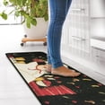 thumbnail image 2 of 2 PCS Kitchen Rugs and Mats Washable Non Skid, Soft Super Absorbent Fat Chef Kitchen Mat for Doormat Bathroom Runner Set (17"x47"+17"x30",Fat Chef), 2 of 6