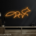 thumbnail image 4 of Glowneon Fox Neon Sign, Minimalist Fox Led Sign, Abstract Animal Sign, 4 of 5