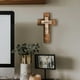 thumbnail image 5 of Cruz de madera para pared, cruz cristiana, cruz espiritual, religiosa, regalo con gancho para colgar en la pared o en la mesa, con bendición para la iglesia, decoración de la habitación del hogar,, 5 of 5