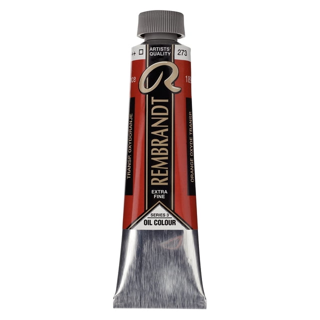Tubo de óleo Rembrandt Óxido Naranja Transparente 40 mL