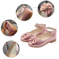 thumbnail image 5 of Girl Shoes Kids Baby Girls Bowknot Dance Shallow Single Shoes Princess Shoes Girls'Sneakers Pink 18 Months-24 Months, 5 of 7