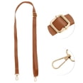 thumbnail image 3 of Unique Bargains 1 Pc Solid Color Handbag Strap for Office Light Brown Nylon Metal, 3 of 5