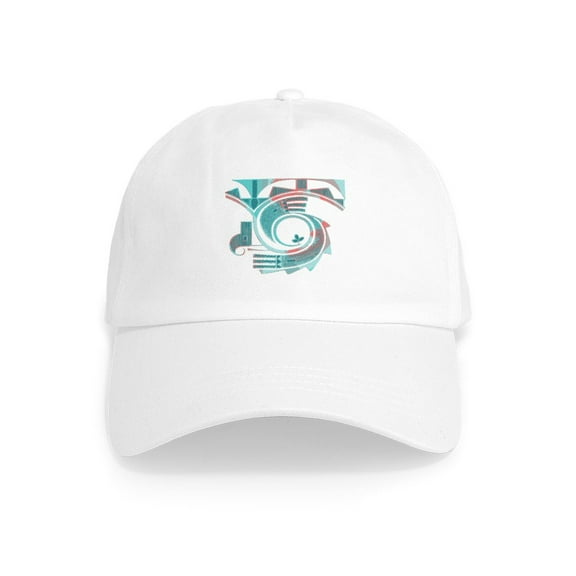 CafePress - Turquoise Dawn Cap - Adjustable 100% Brushed Unisex Casual Cotton Baseball Cap, Beige, 1