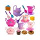 thumbnail image 3 of 21pcs Little Girls' Tea Set, Pretend Play Toy With Teapot, Desserts, Cookies, Etc, Suitable As Gift For Boys And Girls, 3 of 5