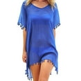 thumbnail image 4 of Meihuida Tassel Chiffon Beachwear Cover-Up Dress (Women's), 4 of 6