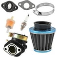 thumbnail image 6 of TRKIMAL GY6 125cc/150cc Carburetor for 4 Stroke Engines Electric Choke Scooter ATV Go Kart 152QMI 157QMJ with Air Filter Intake Manifold - PD24J 24mm Carb, 6 of 6