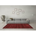 thumbnail image 3 of Ahgly Company Indoor Rectangle Abstract Red Contemporary Area Rugs, 8' x 10', 3 of 4