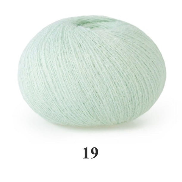 Xiao Hua Hilo acrílico de felpa suave y elegante para hacer pelo de muñecas, tejer a ganchillo y fieltrar con aguja | Bobinas de pelo rizado de lana de oveja cardada, mecha (100 g, A132)