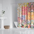 thumbnail image 2 of Pioneer Flower Floral Print Pattern Shower Curtain 84"x72" ,Bathroom Decorative Shower Curtains Set with 12 Hooks,Modern Waterproof Washable Shower Curtain, 2 of 6