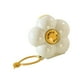 thumbnail image 5 of Estuche para pendientes y anillos con rejilla, organizador portátil de joyas pequeñas, caja de viaje para joyas Blanco, 5 of 9