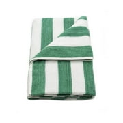 Rifz GOCG30701503 GOC Cotton Vat Dyed Stripes Pool Towel, Green - Pack of 3