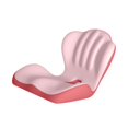 thumbnail image 4 of Cojín de asiento de espuma viscoelástica con respaldo en forma de L para silla de oficina o de viaje Rosa, 4 of 9
