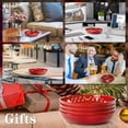 thumbnail image 7 of RotHome Resin Large Tabletop Ashtray for Cigarettes and Cigars, Heavy Duty Outdoor Patio Ashtray with Cigar Holder, Smokeless Home Office Bar Decor Accessories, 1-Pack Red, 7 of 7