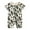 Beige, variant on Odeerbi 2025 Toddler Baby Boys Girls Cute Cartoon Animal Pattern Short Sleeve Double Zipper Romper Jumpsuit