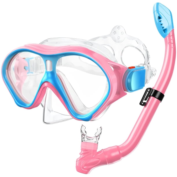 Set de Snorkel Gintenco para Niños con Máscara de Buceo y Gafas de Natación